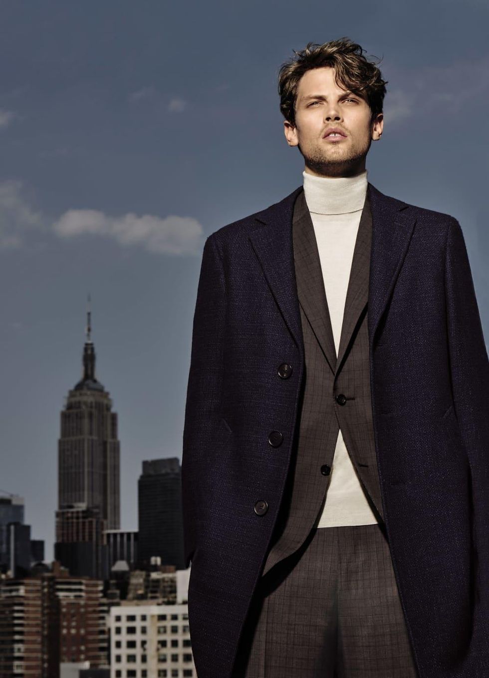 fall trend men city shadows