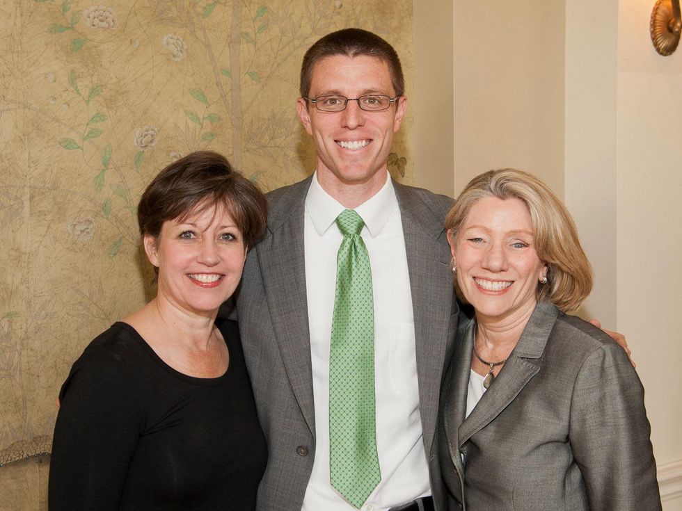 Family Services luncheon, March 2013, Kelly Lutz, Matt Garcia-Prats, Cathy Garcia-Prats