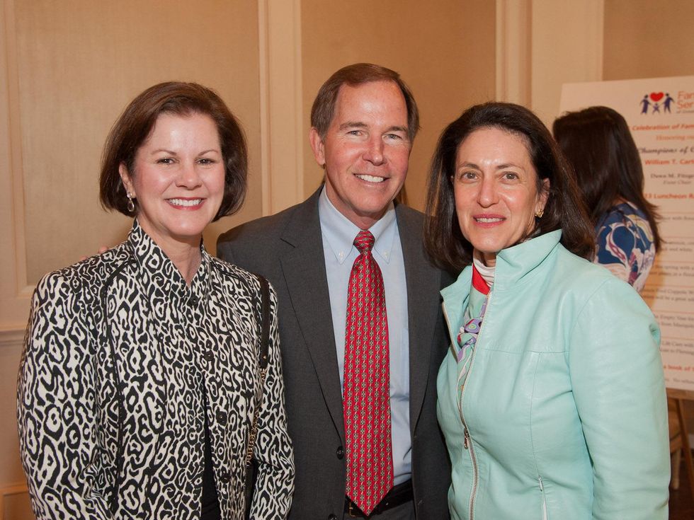 Family Services luncheon, March 2013, Susan Martin, Tom Martin, Madeleine Sheehy