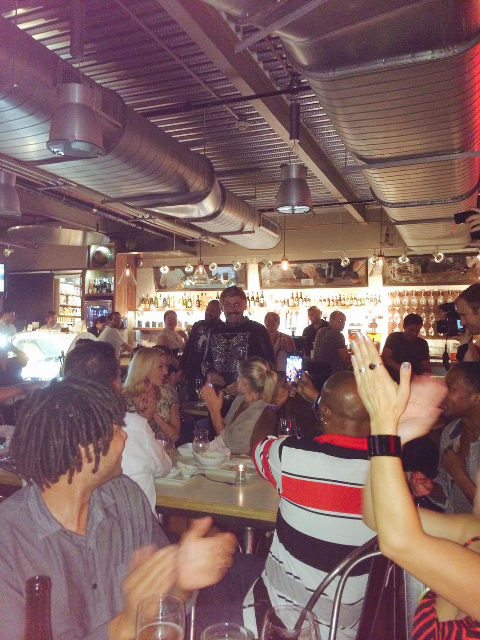 Fans cheer on Juan Carlos from America's Got Talent