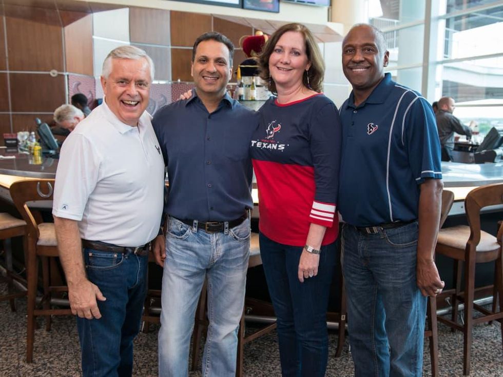 Fantasy Football draft 2015 Don Sweat, Darayus Pardivala, Diane Englet, Fred Newhouse