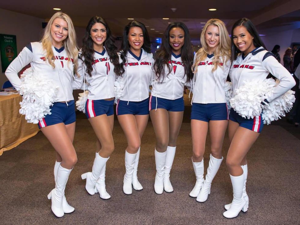 Fantasy Football draft 2015 Houston Texans cheerleaders