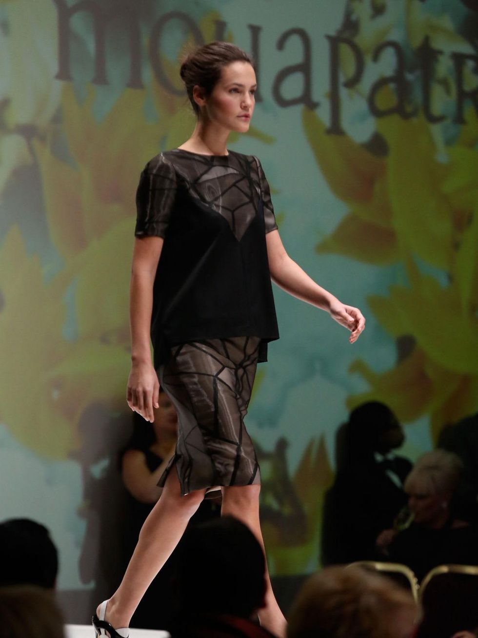 Fashion Houston November 2013 Bibhu Mohapatra Look 1