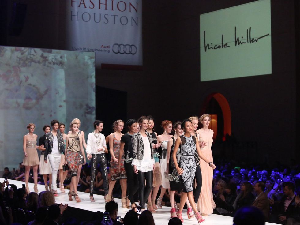 Fashion Houston November 2013 Nicole Miller Look 4
