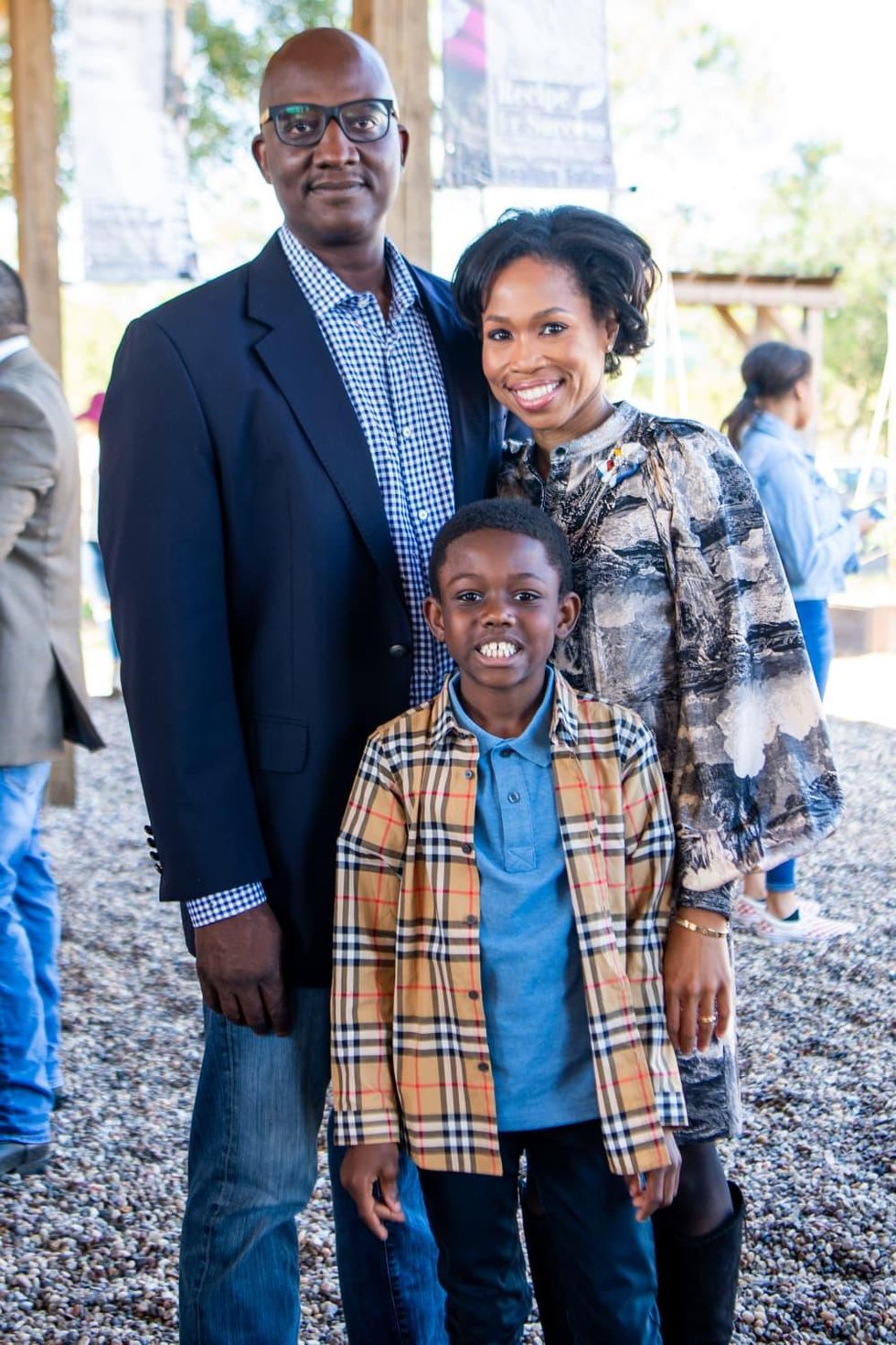 Fashion in the Fields 2019 Derrick Mitchell & Roslyn Bazelle Mitchell with son Derrick Mitchell_0172_RFSFashionInTheField_111019_MCW.jpg