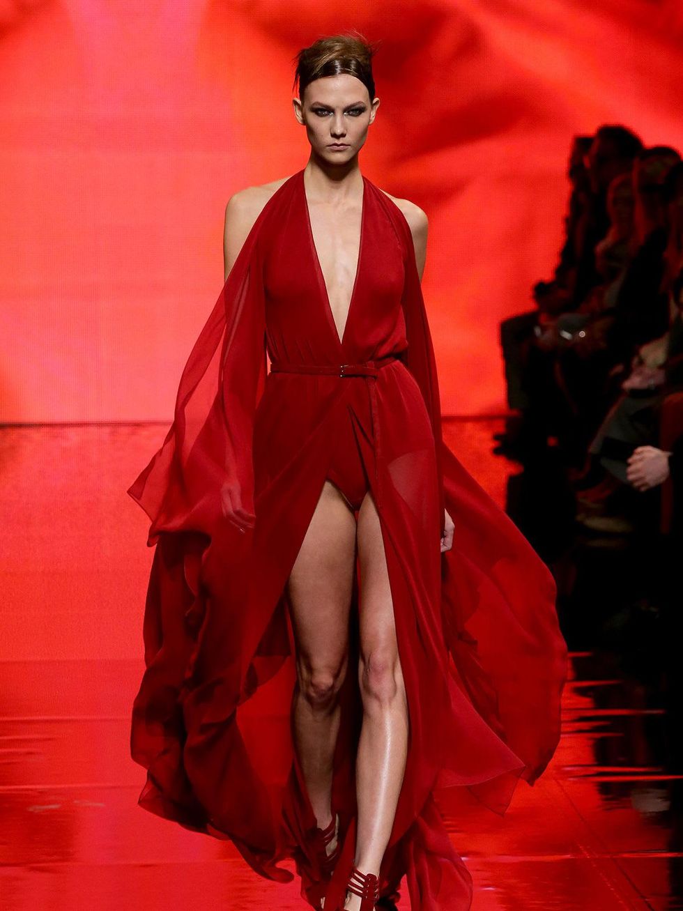Fashion Week fall 2014 collections Donna Karan Model Karlie Kloss