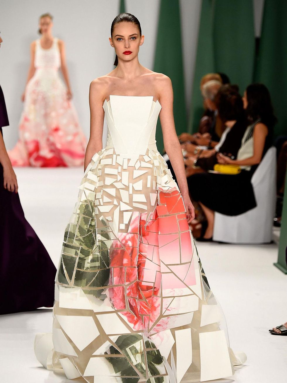 Fashion Week spring 2015 Carolina Herrera floral gown