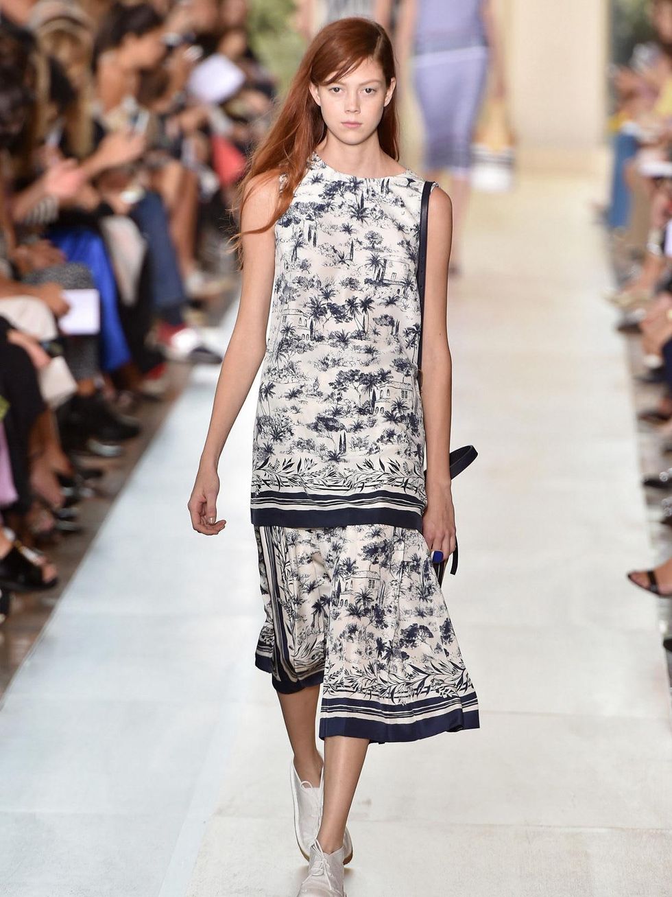 Fashion Week spring 2015 Tory Burch black-and-white Photo by Slaven Vlasic-Getty Images for Mercedes-Benz