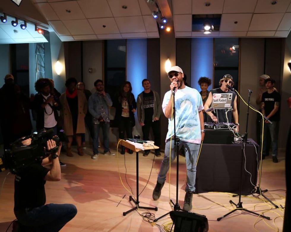 Fat Tony at Houston VuHaus launch concert