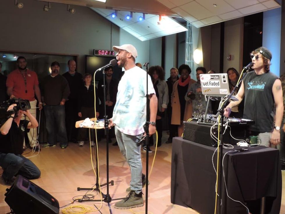 Fat Tony at Houston VuHaus launch concert