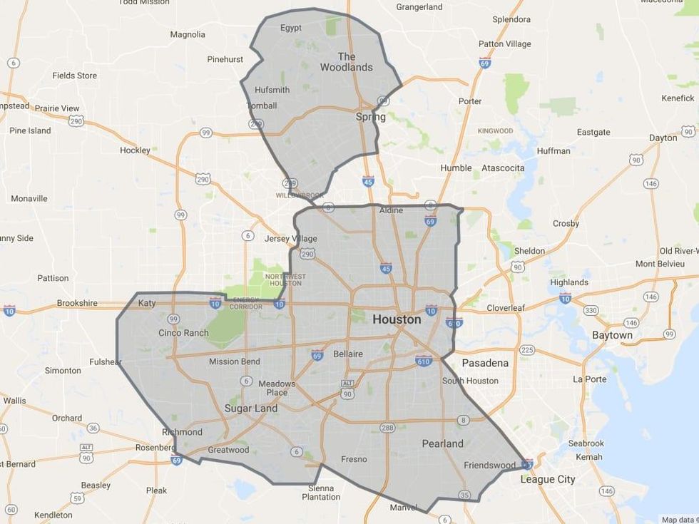 Favor delivery app Houston area summer 2017