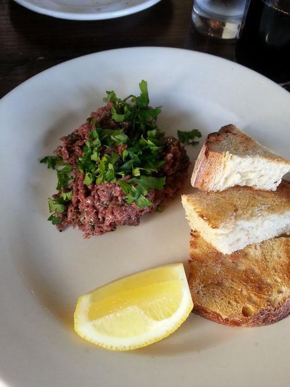 Feast Houston beef heart tartare