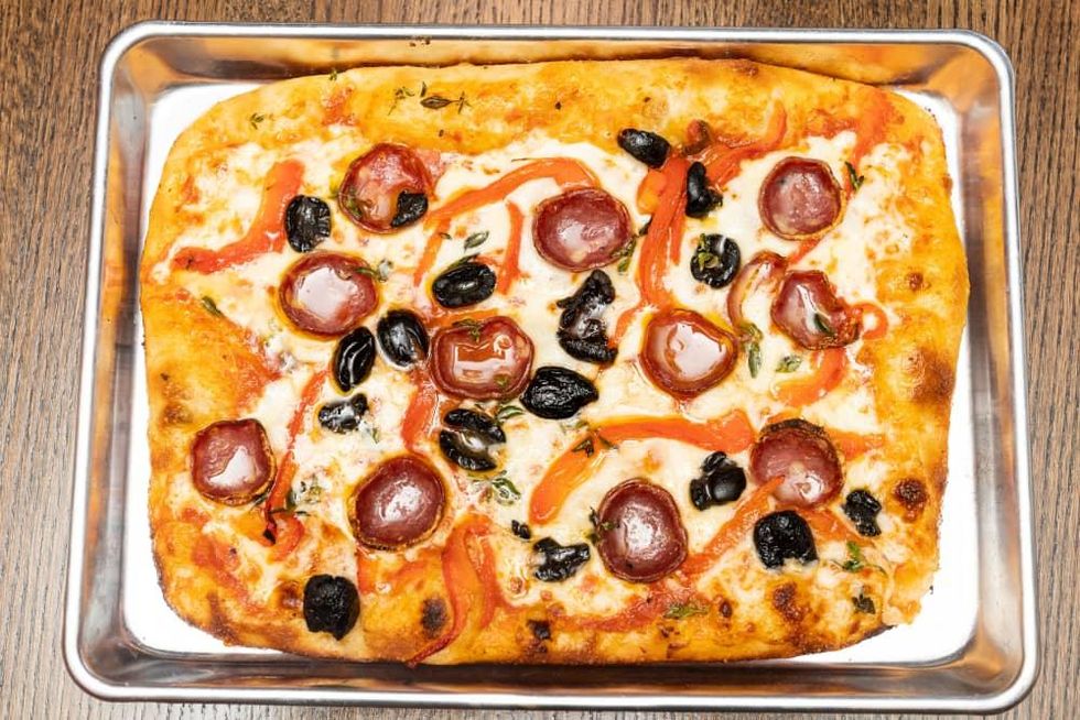 Fegen's restaurant Gaitano's Cosenza square