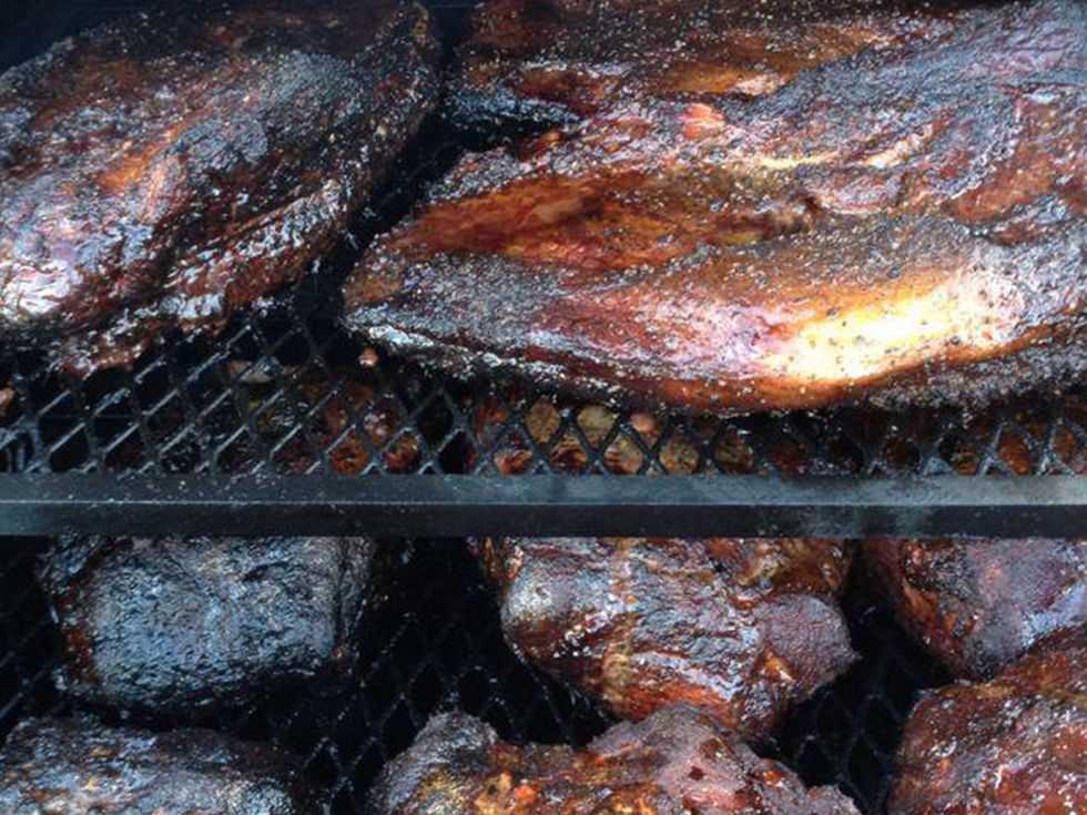 Feges BBQ barbeque meat on grill