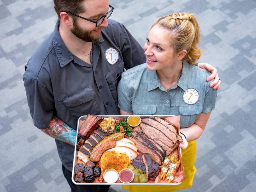 Feges BBQ Patrick and Erin