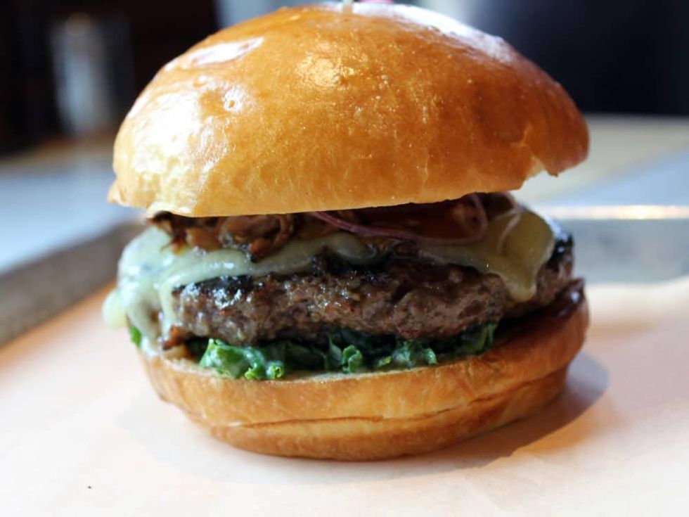 Fielding's Wood Grill brisket burger