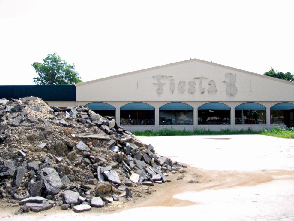 Fiesta demolition July 2013