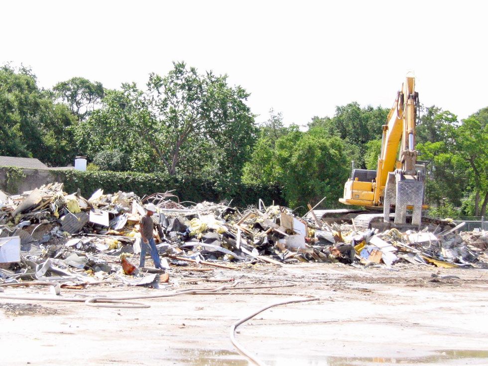 Fiesta demolition July 2013