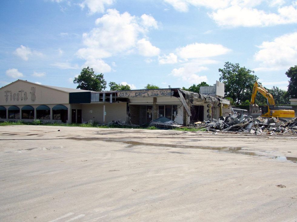 Fiesta demolition July 2013