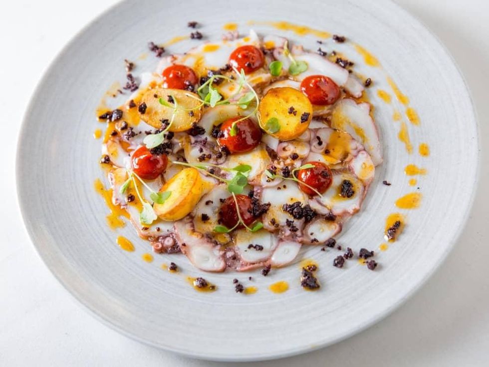 Fig & Olive Galleria octopus carpaccio