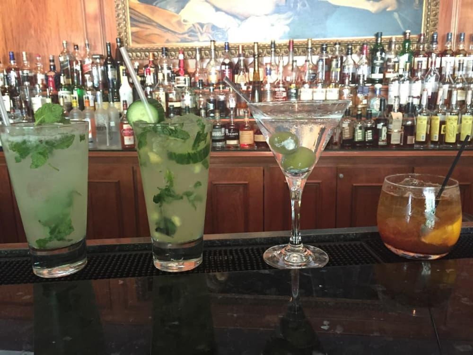 Final Four cocktails at the Houstonian