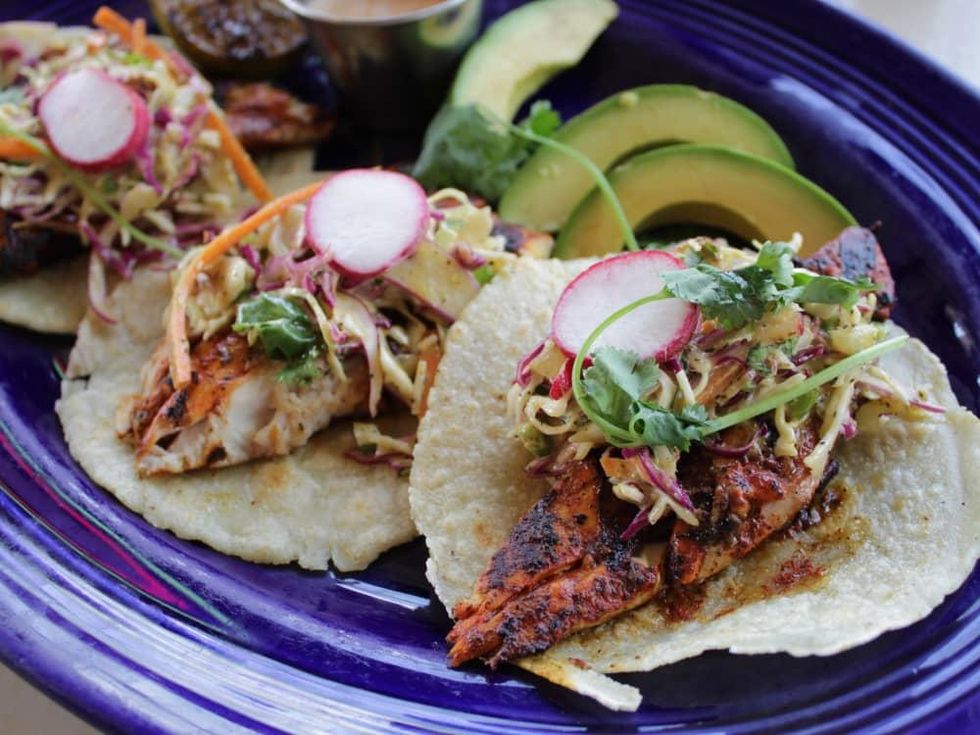 Finn Hall Goode Co. Taqueria fish taco