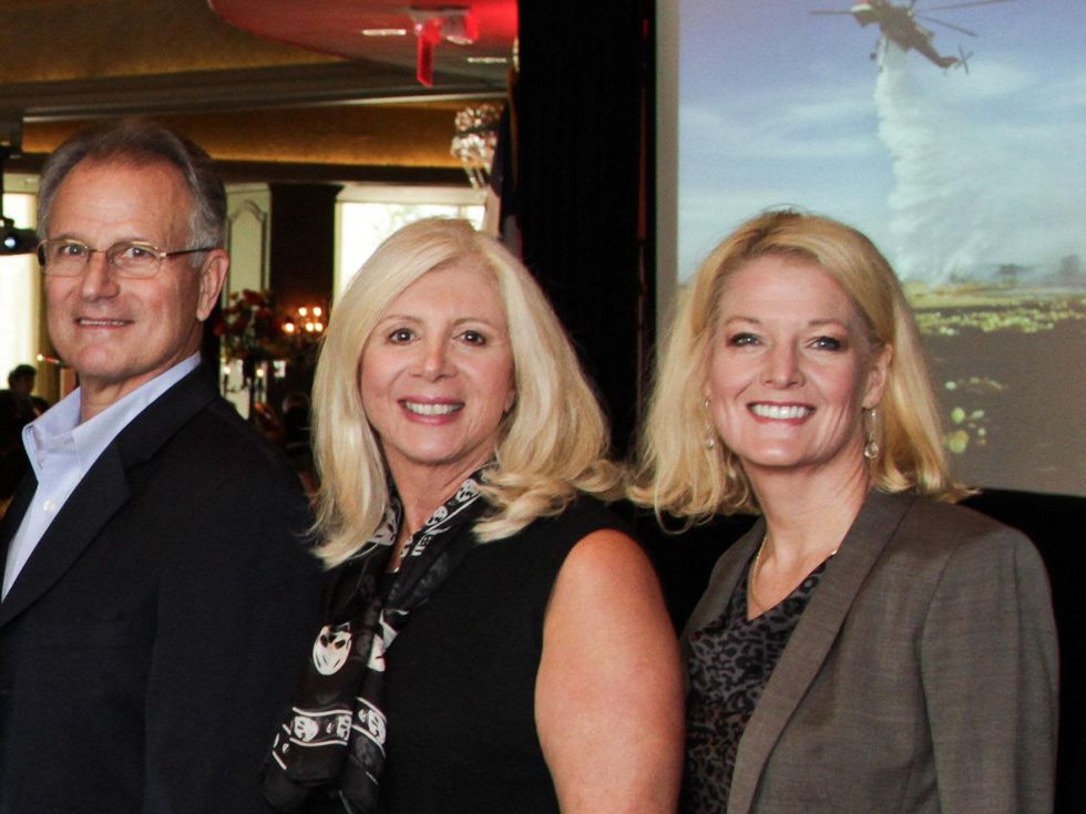 Fire Fighters Foundation dinner Joe Mayeux, Kathryn Harrison, Lynn Carpenter