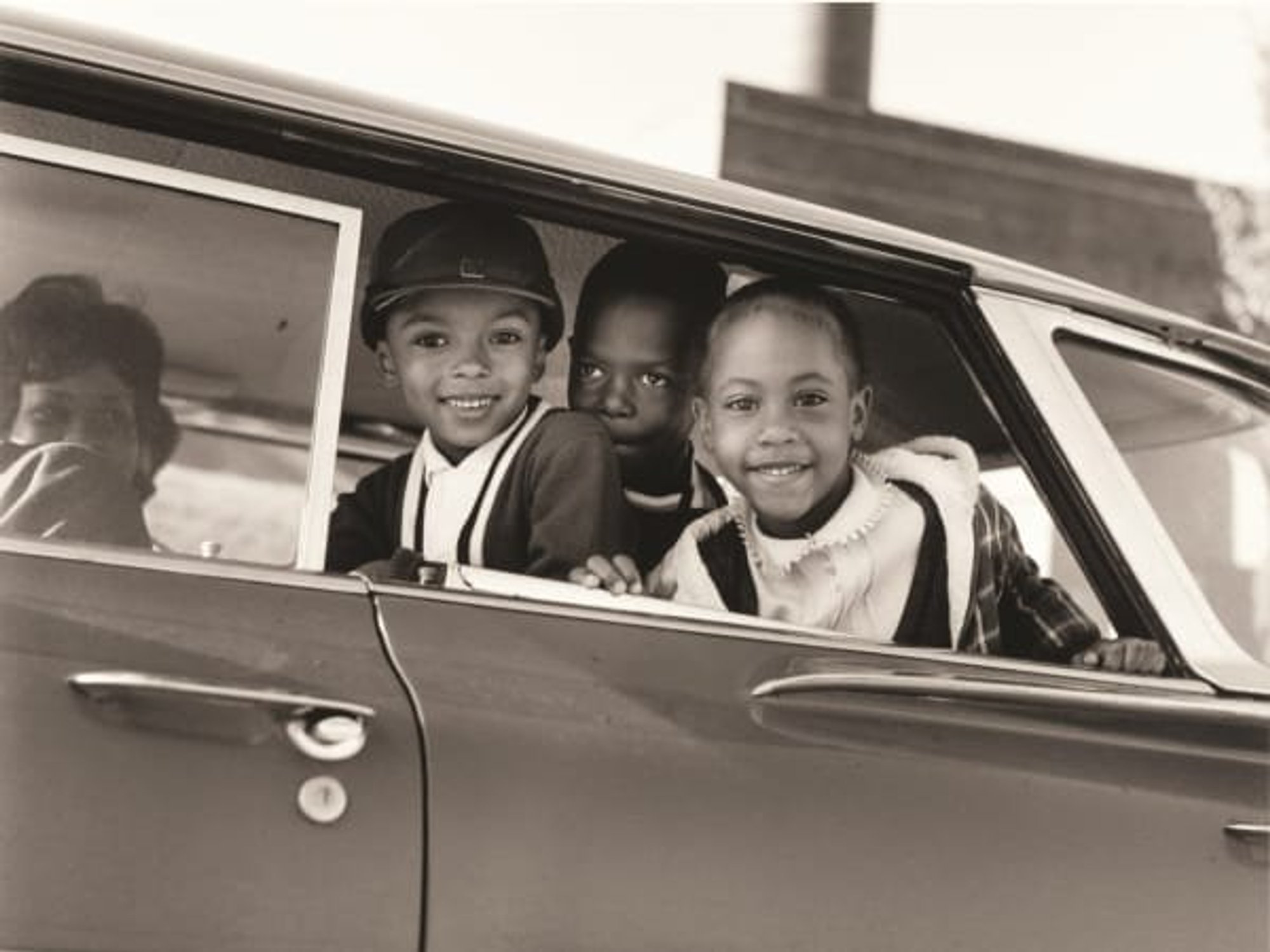 'First day of Memphis integration, TN, 1961,' from The Negro Motorist Green Book.