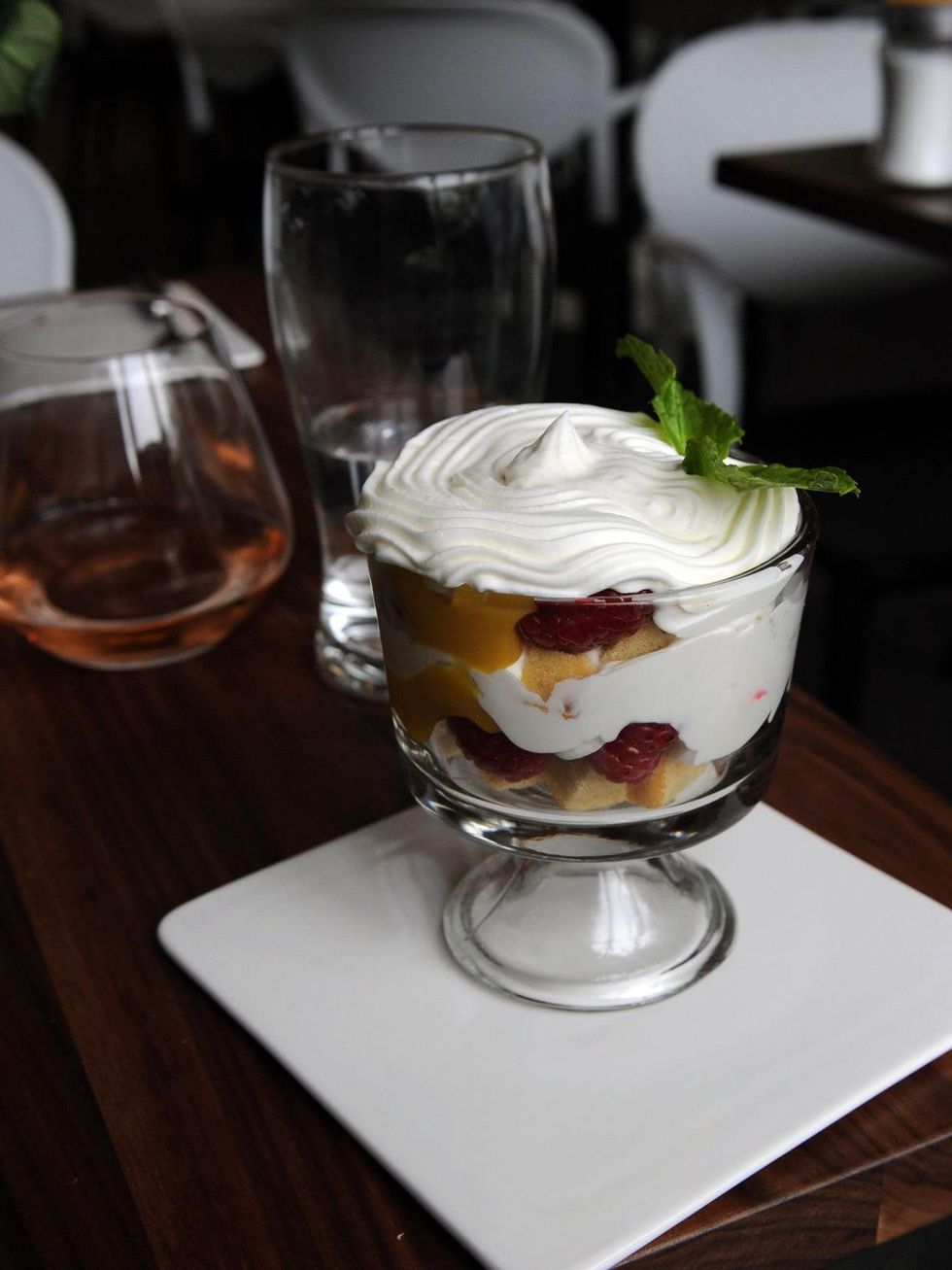 First taste at Bistro Menil September 2014 dessert 1