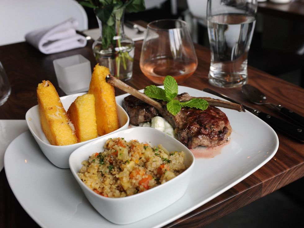 First taste at Bistro Menil September 2014 lamb chops