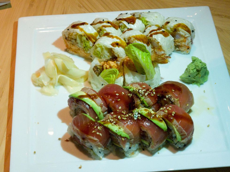 Fish and the Knife sushi rolls