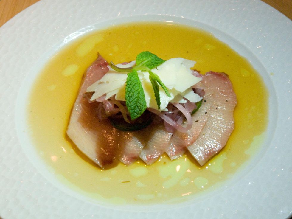 Fish and the Knife Yellowtail