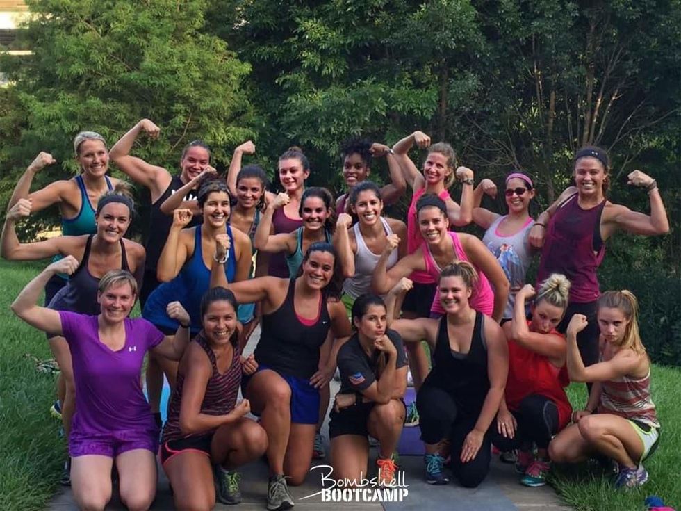 Fitness, exercise, Bombshell bootcamp