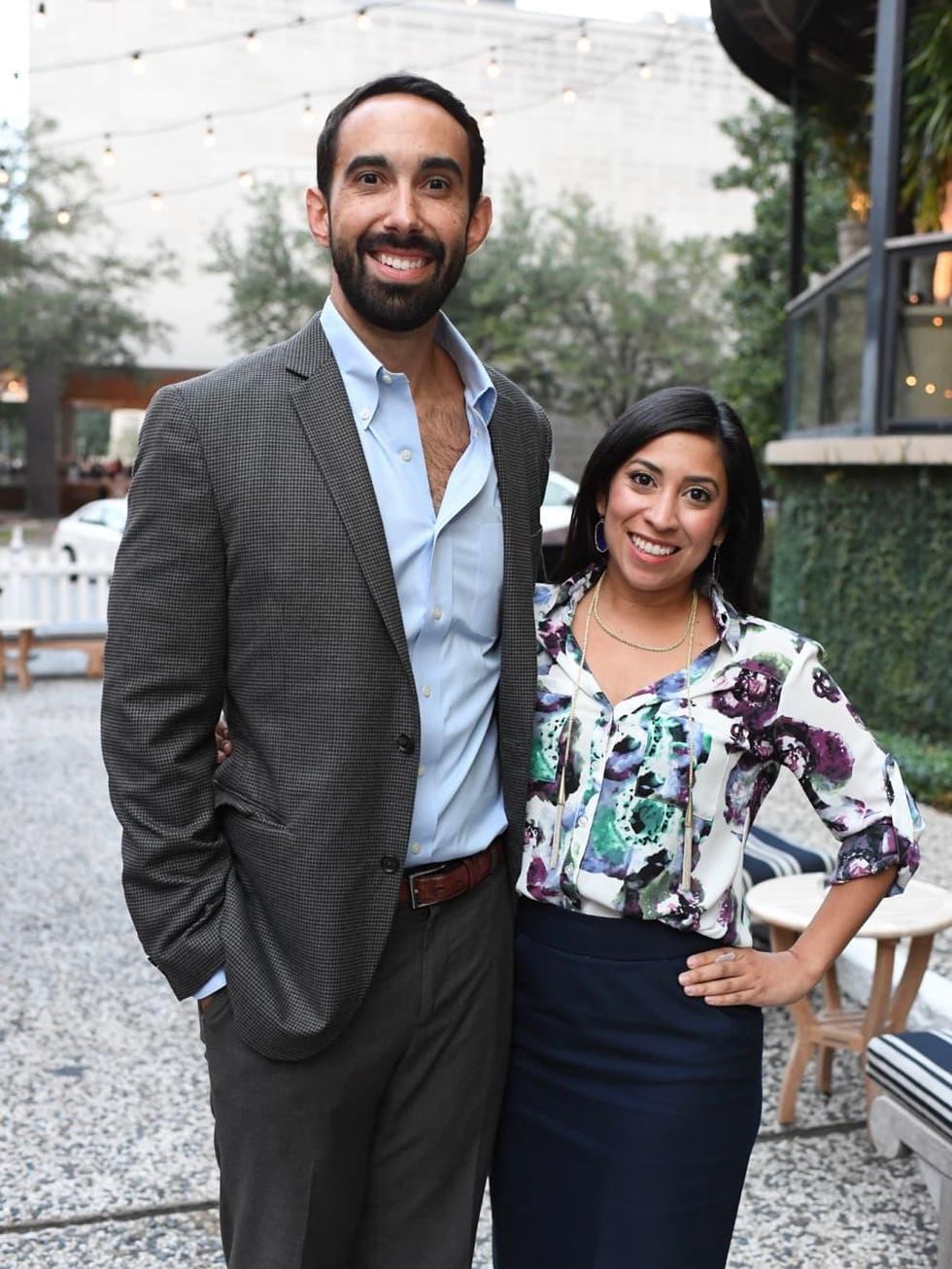 Fletcher Ortiz, Candice Moore at the YHHCC Fall Mixer