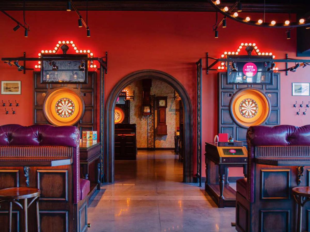 Play 'Social Darts' at Flight Club. CultureMap Houston