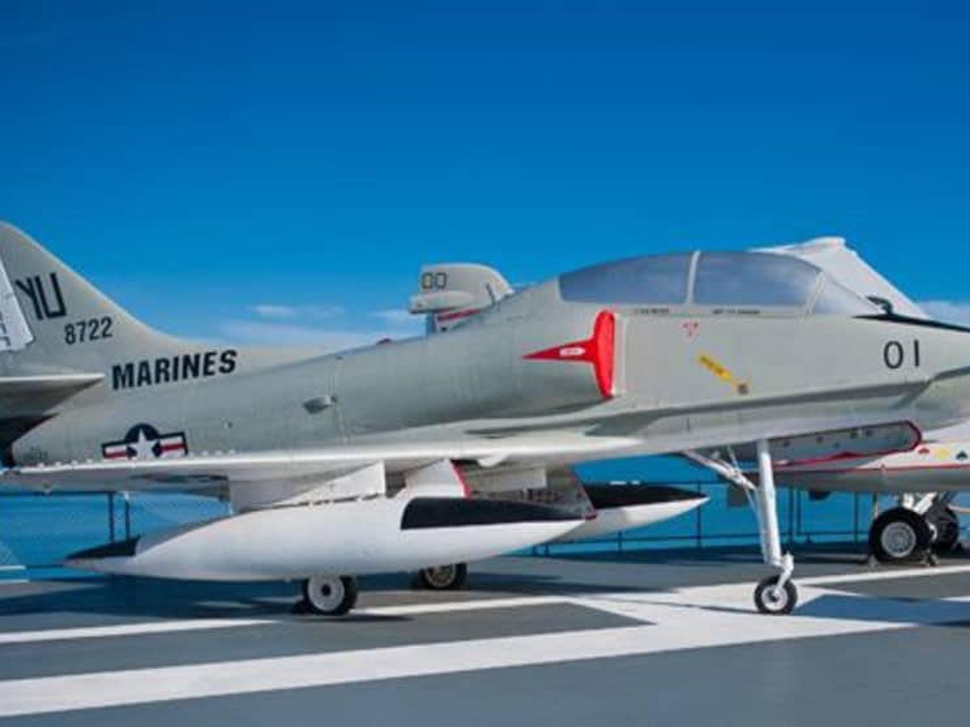 flight deck at USS Lexington Museum