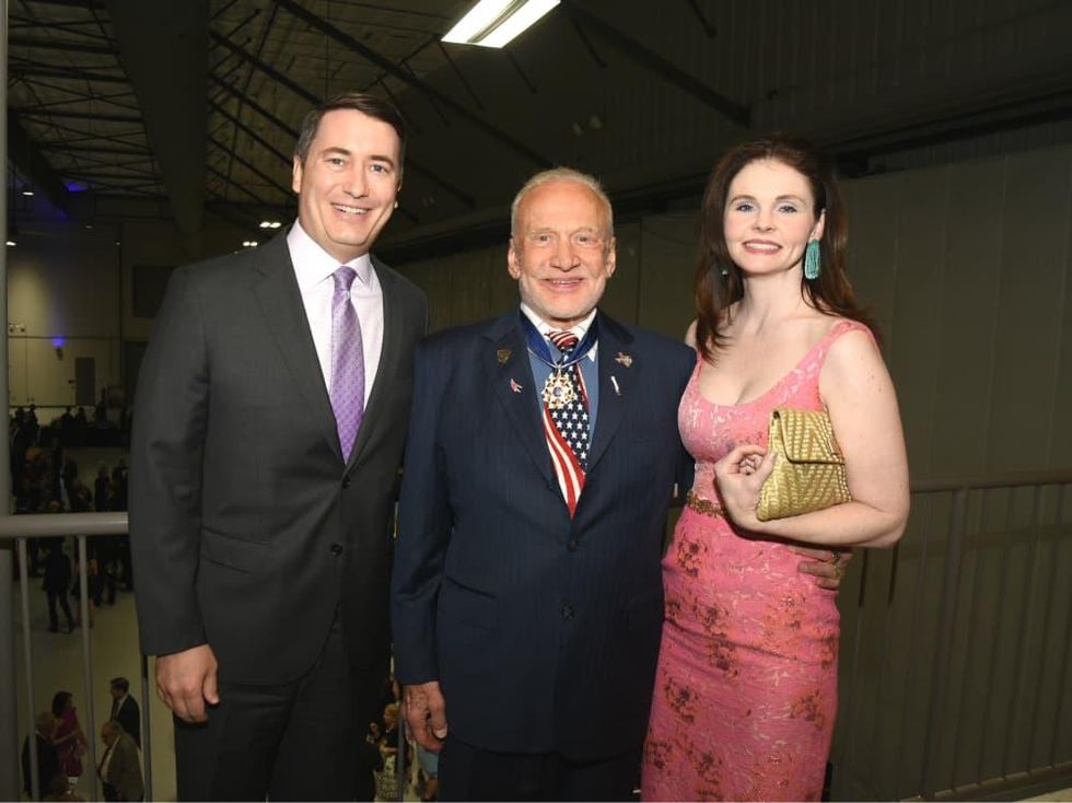 Flight Museum Gala Brannon Fitch Buzz Aldrin Charissa Fitch