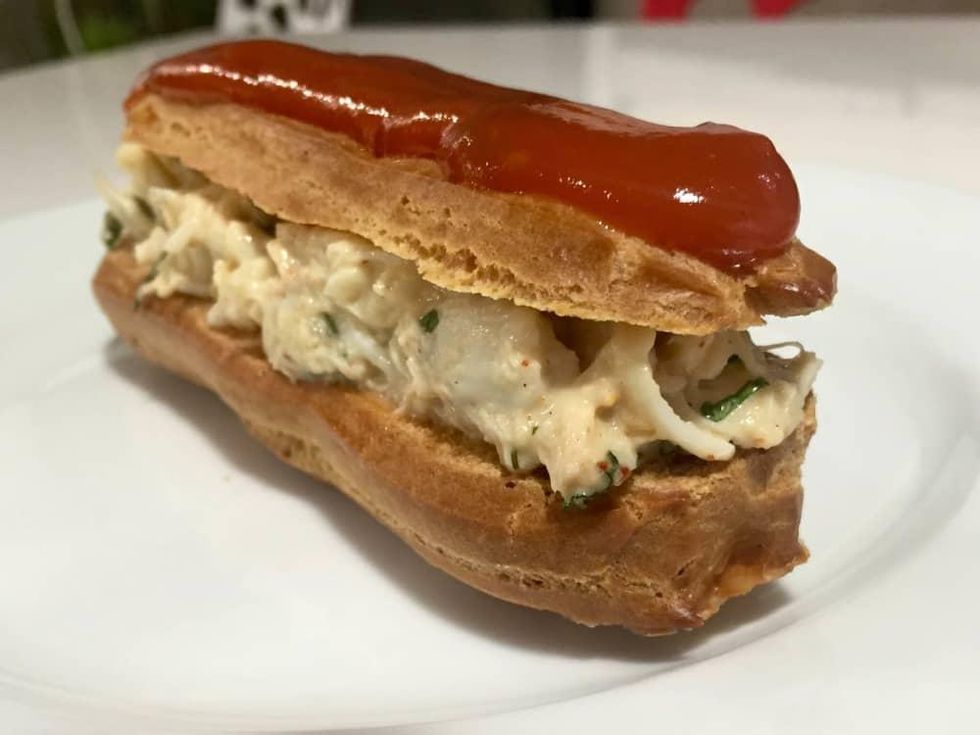 Flo Paris crab eclair