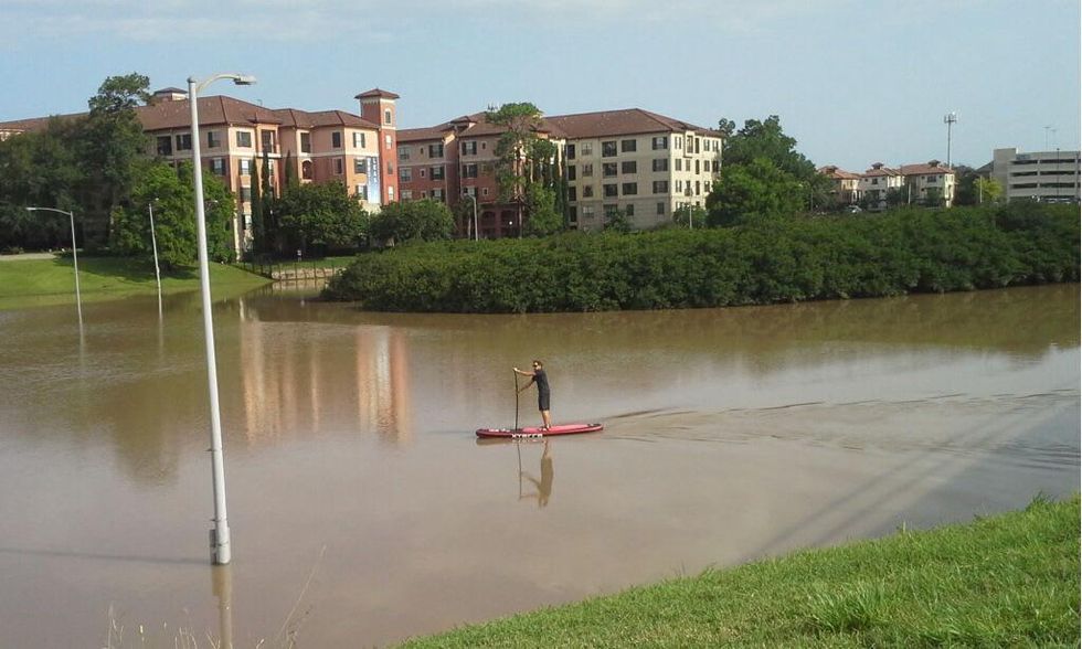Flooding at Allen Parkway and Waugh Drive