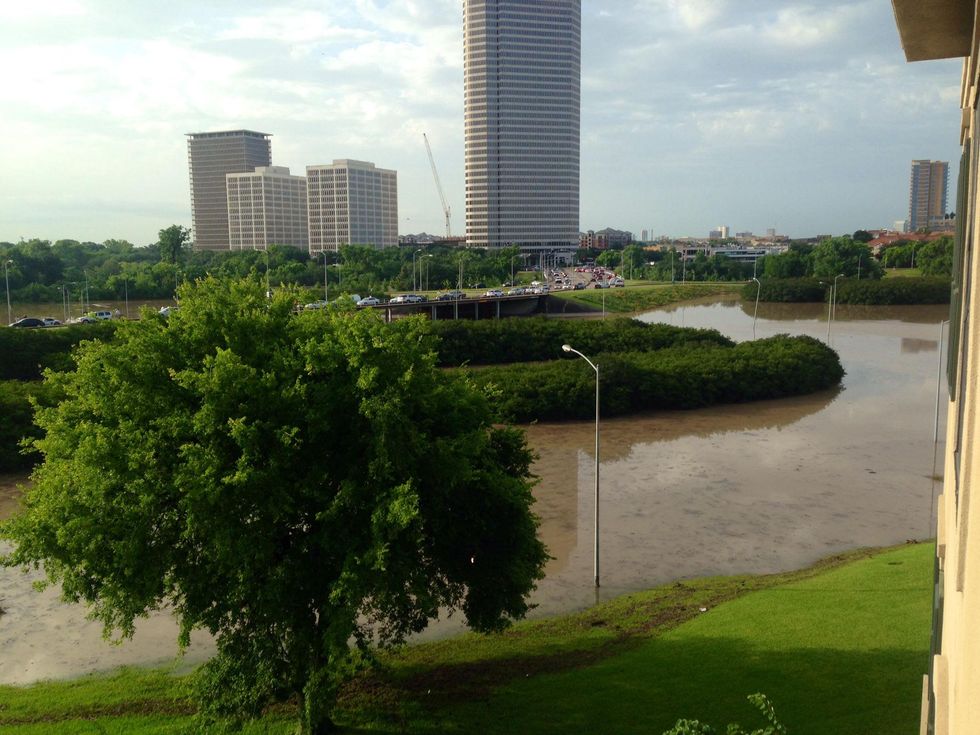 Flooding at Allen Parkway and Waugh Drive
