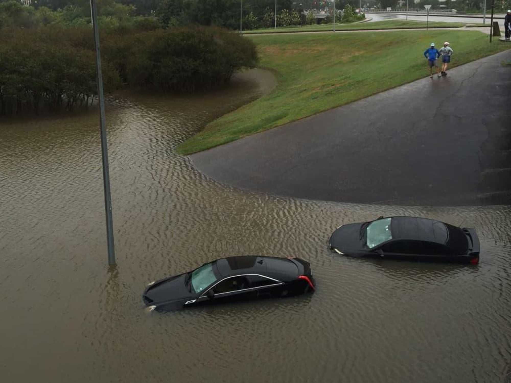 Flooding at Memorial and Waugh