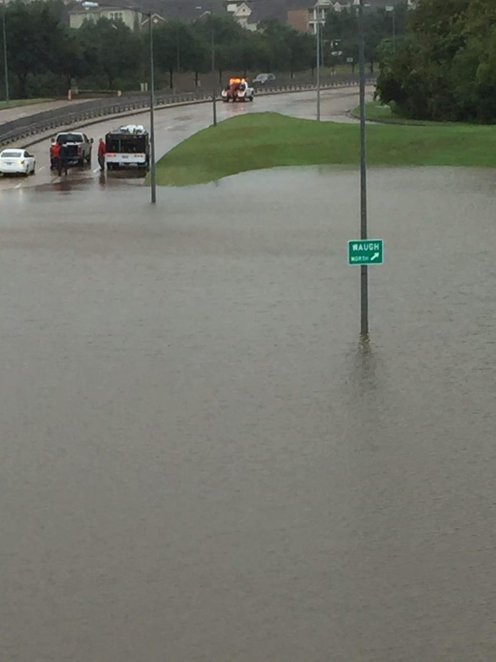 Flooding at Memorial and Waugh