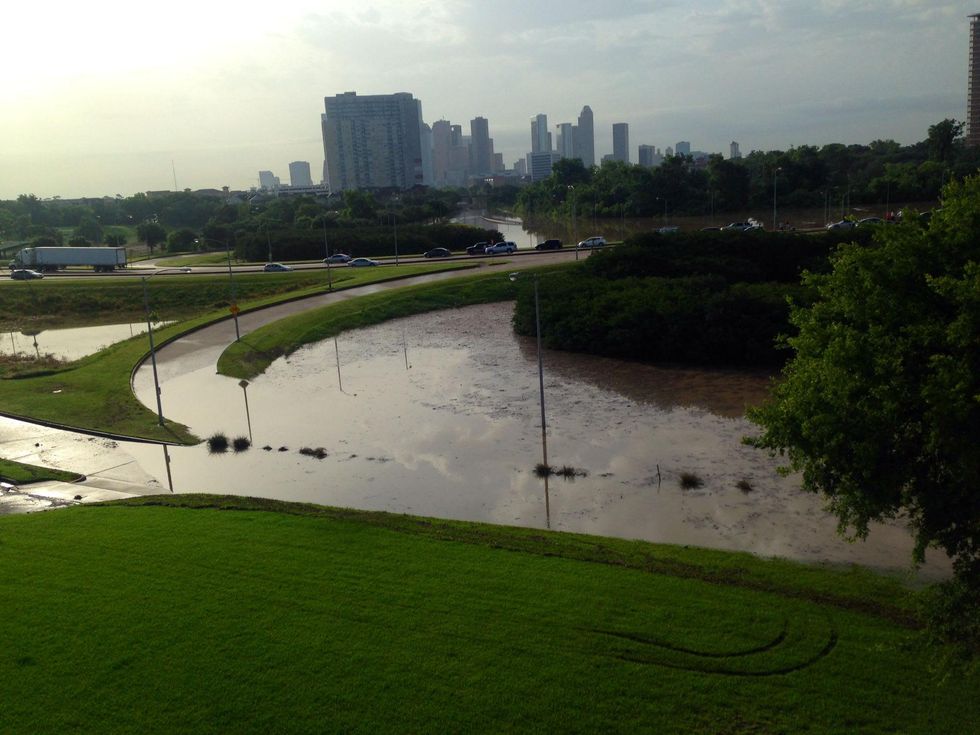 Flooding at Waugh Drive and Allen Parkway