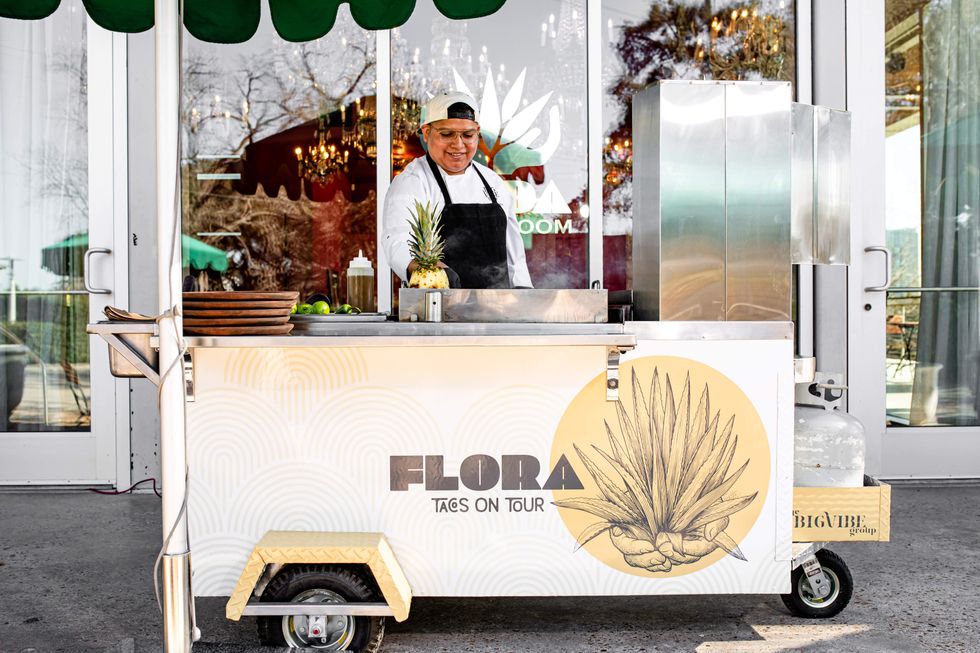 Flora Mexican Kitchen Taco Cart