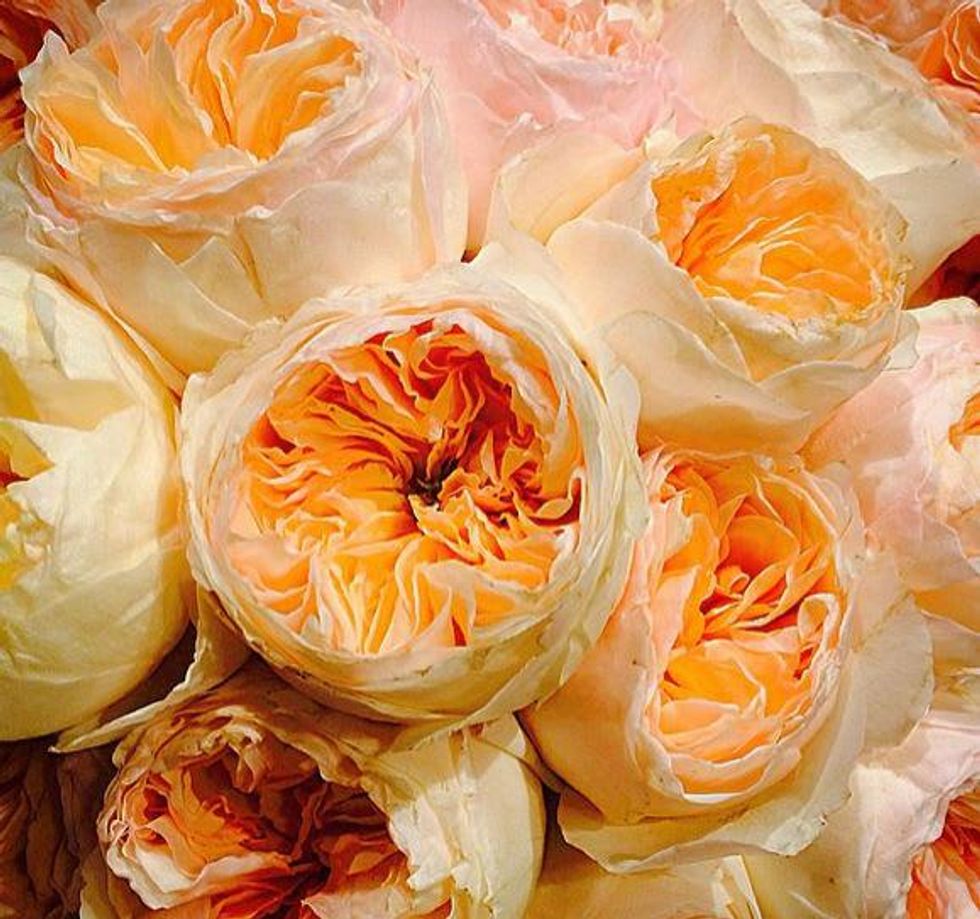 Flowers at Neiman Marcus luncheon hosted by Anna Wintour and Ken Downing