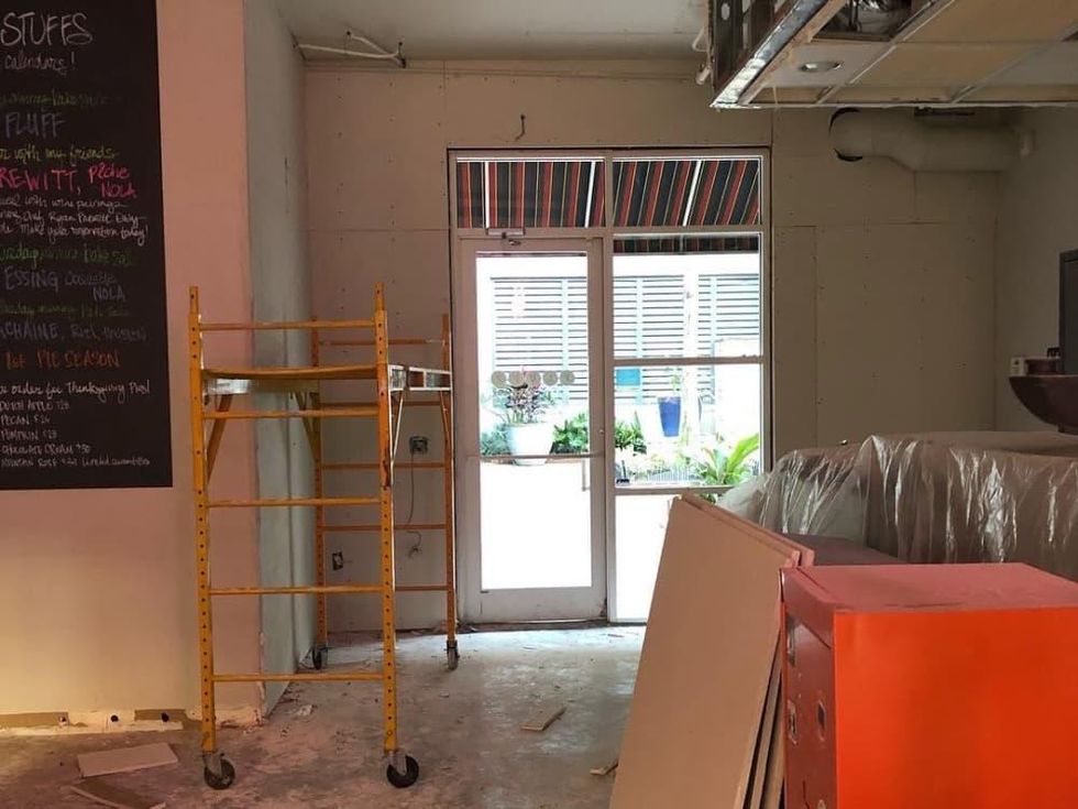 Fluff Bake Bar Rebecca Masson construction