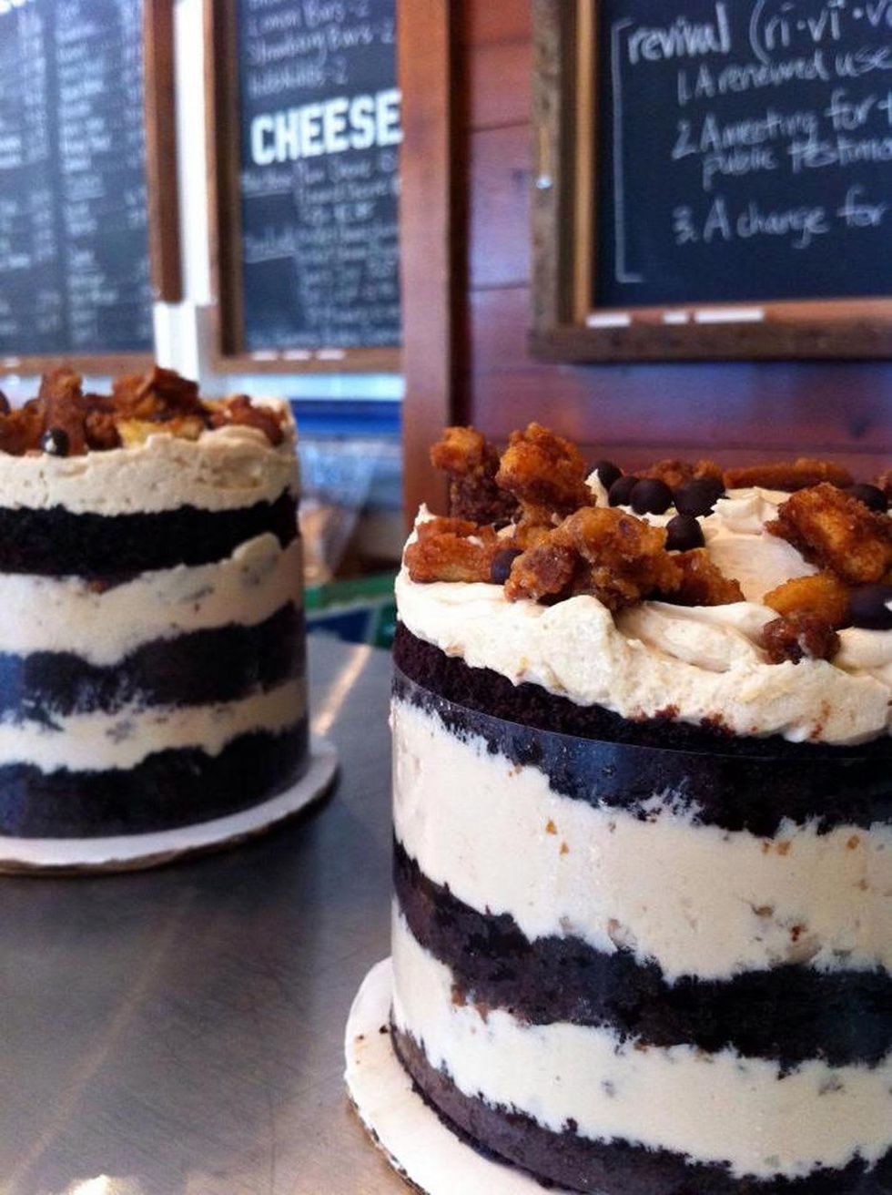 Fluff Bake Bar Rebecca Masson Revival Market Veruca Salt cakes