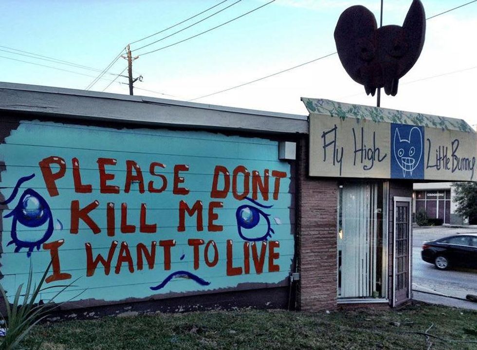 Fly High Little Bunny before demolition