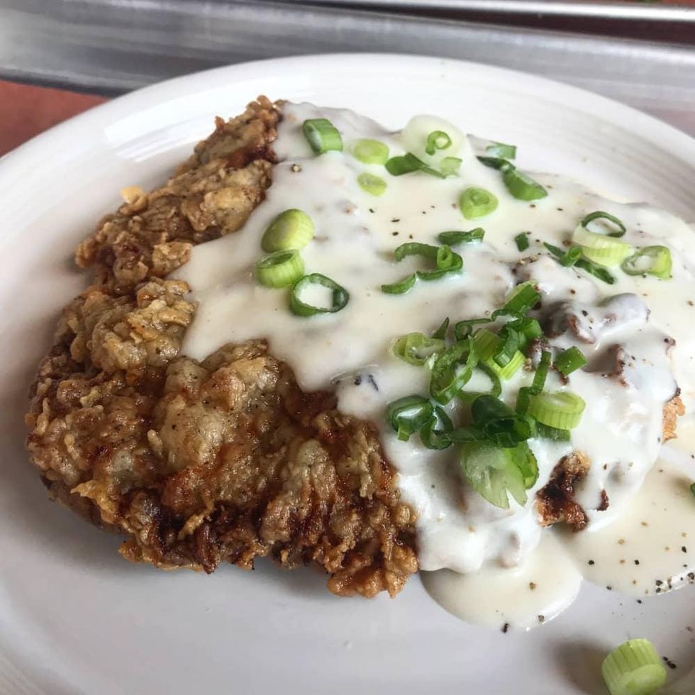 FM Burger chicken fried steak
