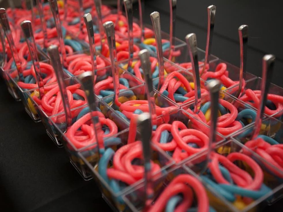 FM Kitchen & Bar colored Udon noodles and brisket consomme at Art on the Avenue 2017